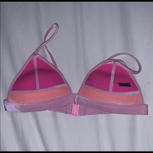Pink and Orange Triangl Bikini